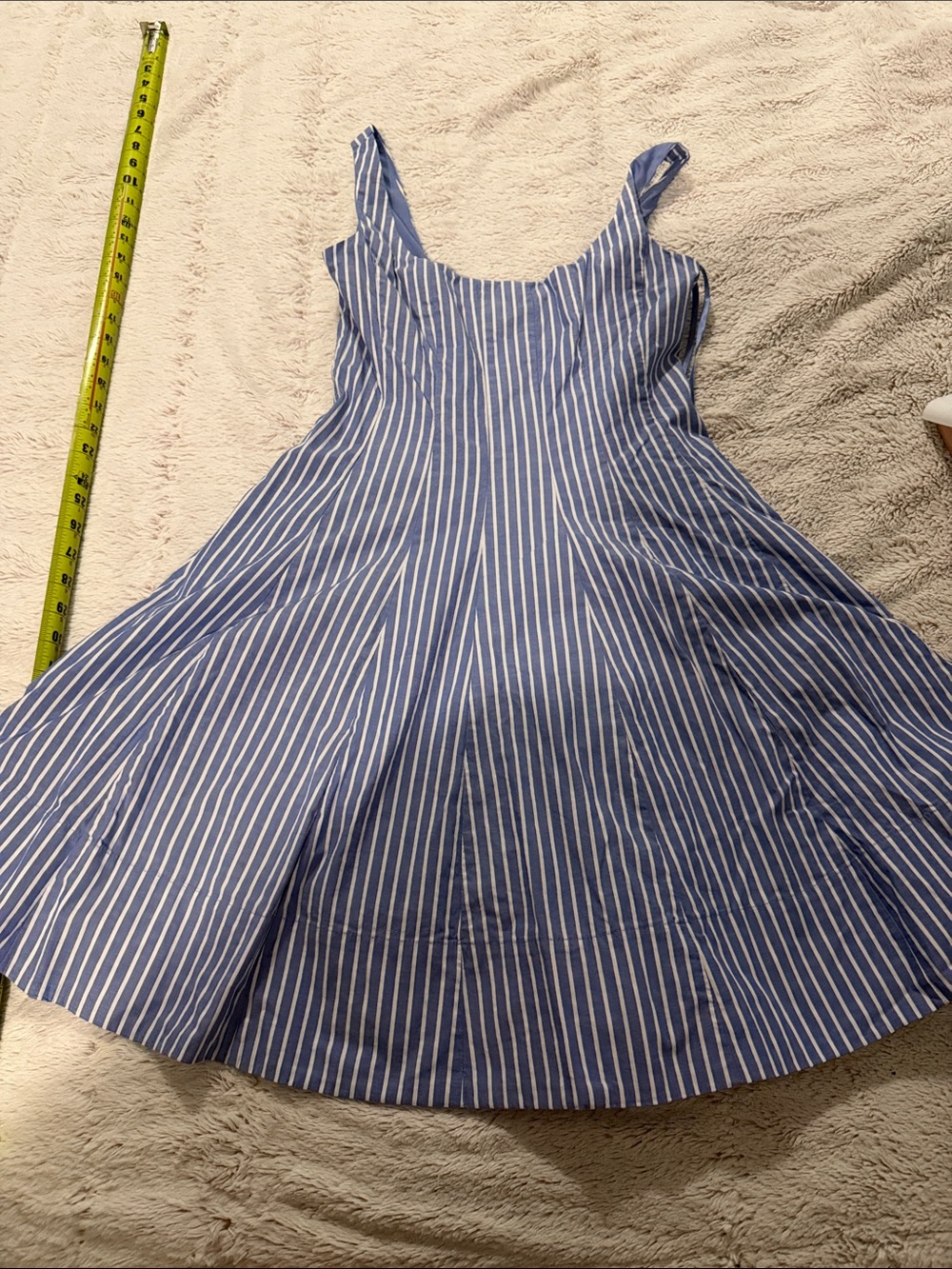 Cynthia Rowley Blue and White Striped Girls' Tank Dress